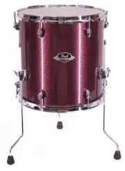 Pearl Decade Maple Export EXX 14 x 14" Floor Tom Drum Black Cherry Glitter NEW
