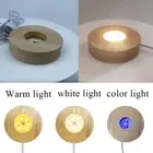 Light-emitting Base Crystal Base DIY Night Light Usb Interface Art Craft K