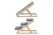 Dog Pet Ramp Stair 3 Steps for Bed Car Couch Sofa Puppy Cat Ladder Folding 4 Height Adjustable Portable 2 in 1 Indoor Outdoor
