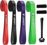 LEEKEY Resistance Band Set, Pull Up Assist Bands - Stretch Resistance Band - Mobility Band - Powerlifting Bands Resistance Training, Physical Therapy, Home Workouts