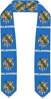 [EdWal] 2025 Oklahoma State Flag Graduation Stole of Honor Stole for Adult Unisex