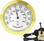 Humidor Humidity Sensor | Round Humidity Monitor Meter Analog - Indoor Humidor Hygrometer Testing Tools for Men and Women Adults