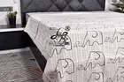 Kantha Quilt Hand Block Coverlet Black Gudari Handmade Bedsheet Decorative Ralli