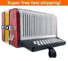 Hohner Corona II Diatonic Accordion - Keys of F/Bb/Eb - Red-NEW