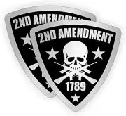 2nd Amendment Hard Hat Decal