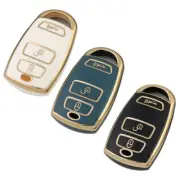 TPU Car Key Case Cover Shell Fob Holder Keychain Protector Accessories For Kia
