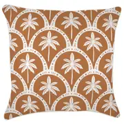 Cushion Cover-With Piping-Corfu Rust-60cm x 60cm