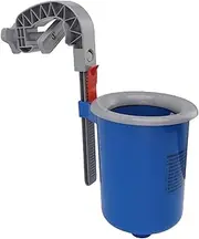 Above Ground Pool Deluxe Wall Mount Automatic Skimmer, Swimming Pool Surface Skimmer with Hose and Basket, Adjustable Floating Pool Filter, Cleans and Removes Pool Surfaces Leaves