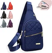 [Generic] Solid Color Quilted Fanny Pack, Women's Fashion Casual Solid Color Crossbody Bag, Casual Crossbody Sling Backpack For Women