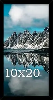 [Picrit] 10x20 Picture Frame, Photo Frame for Wall Mounting Display, Black