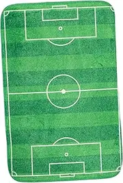 BRIGHTFUFU Mini Football Game Mat Children's Soccer Field Mat Authentic Indoor Game Pad for Boys Girls Fun Safe Indoor Activity