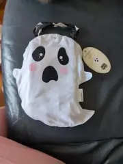 Peter Alexander Girls Pyjama Set Size 8 Short PJ's Spooky Ghost Boo