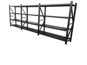 4.5M*2M*0.6M Garage Warehouse Metal Steel Storage Shelves Racking Racks Shelving