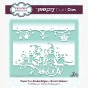 Paper Cuts Santa's Helpers Double Edger Die