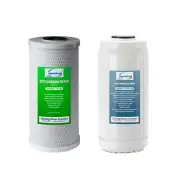 iSpring F2WGB21BPB Whole House 4.5"x10" Water Filter Replacement Set CTO Carbon