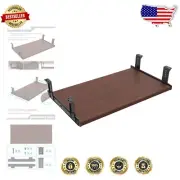 Extra Wide Adjustable Keyboard Drawer with Smooth Ball Bearing Slides - 24-inch