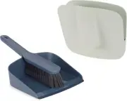 Joseph Joseph CleanStore Wall Mounted Indoor Dustpan & Brush Set with Dust Shiel