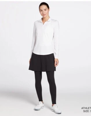 NEW! Walter Hagen Women's Performance Black Golf Skeggings Large