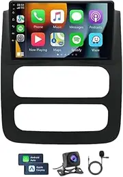 9 inch Android 13.0 Car Stereo Radio for Dodge Ram 1500 2500 3500 2003 2004 2005, 2GB +32GB,Touch Double Din Car Radio Stereo Car with Wireless Carplay/Android Auto GPS Navigation BT WiFi Camera