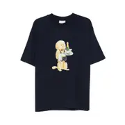 [Drole De Monsieur] Drole De Monsieur Poodle-print T-shirt M BLUE
