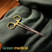 Olsen-Hegar Needle Holder / Suture Scissor 5.5" Tungsten Carbide & Gold Handles