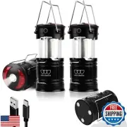 Gold Armour Camping Lantern - LED Lantern with 4 Mode, Rechargeable Lights wi