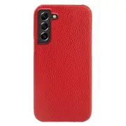 For Samsung Galaxy S21 4G/5G ic Phone Case Microfiber Lining Genuine Cow Coated PC Shell