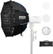 Amaran Octa Dome 60 Octagonal Bowens Mount Softbox 60 cm, One Snap Setup Light Shaper with Diffusion & Honeycomb for Portrait Photography & Interviews, Portable with Carry Bag