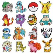 (16PCS) Children's iron-on patch, Iron-on fabric stickers, Children's jeans iron-on patch, Sewing pa
