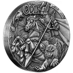 [現貨]澳洲 紀念幣 2016 挪威神祉-奧汀 高浮雕仿古紀念銀幣 原廠原盒
