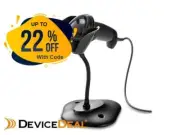 Zebra DS2208 2D Scanner Kit with USB Cable and Stand - Black