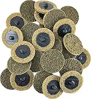 Sungold Abrasives 74904 Coarse Non Woven Surface Conditioning R-Type Quick Change Disc, 2-Inch, Brown (25/box)
