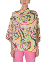 [Dolce & Gabbana] Dolce & Gabbana-60'S Print Shirt-Donna 40