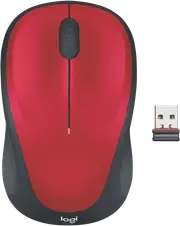 Logitech M235 Wireless Mouse (Red)