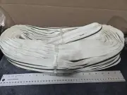 Bulk Nylon Zipper Roll With Gold Zipper and WhiteNylon, Approx 420ft Heavy Duty