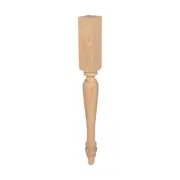 Architectural Products by Outwater 35-1/4in H x 3-1/2in Solid Oak Wood Island