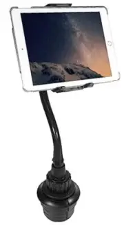 Cup Holder Tablet iPad Cup Holder Car - 12" Flexible Gooseneck iPad Car Mount