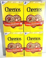 4 PACK - Cheerios, Cereal with Whole Grain Oats, Gluten Free, 8.9 oz Each