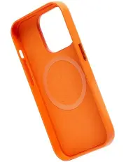 [La Enviro] Iphone 14 Pro Vegan Leather Case With Magsafe in Orange