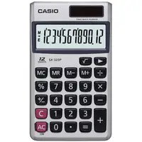 在飛比找蝦皮購物優惠-CASIO 卡西歐 計算機 SX-320P 12位數 國家考