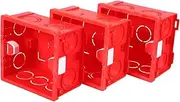 Angoily 3pcs Box Switch Box Boxes Red