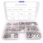 1240pcs Stainless Steel Flat Washers Assortment Kit