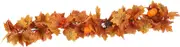 CANIGHT Outdoor Christmas Party Backdrop Farmhouse Thanksgiving Fall Decor Leaf Fireplace Garland Rattan Decoration Artificial Fireplaces Porch Autumn Door Pumpkin Foam Dinner Simulated