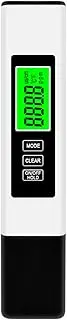 Irfora 3 in 1 Water Quality Tester Water Quality Analyzer TDS/EC/Temperature Meter Data Hold Backlight Display Tester White