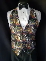 Yosemite Sam Road Runner Taz Bugs Daffy Sylvester Tweety Porky Tuxedo Vest Bow