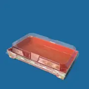 50× Premium Sushi Box Sashimi Tray Dessert Macaron Chocolate To-Go Box + Lids