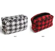 ComfyLuxe Buffalo Check Pattern LargeTravel Pouch