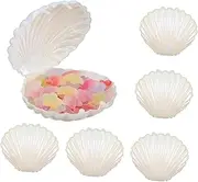 VALICLUD Stackable Candy Storage Boxes Pcs Shell Candy Boxes for Party for Diy Projects