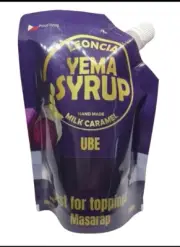 2x Leoncia's UBE Yema Syrup (For Toppings/Spread) 250ml POUCH (2×Pcs)