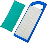698083 697153 Air Filter Cartridge Compatible with Briggs and Stratton 697014 795115 John Deere Z225 GY20573 Stens 102-875 Lawn Mower Engine Parts Air Filter with 697015 Pre Air Cleaner 1Pack